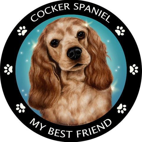 Cocker Spaniel My Best Friend Magnet