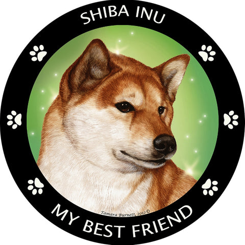 Shiba Inu My Best Friend Magnet