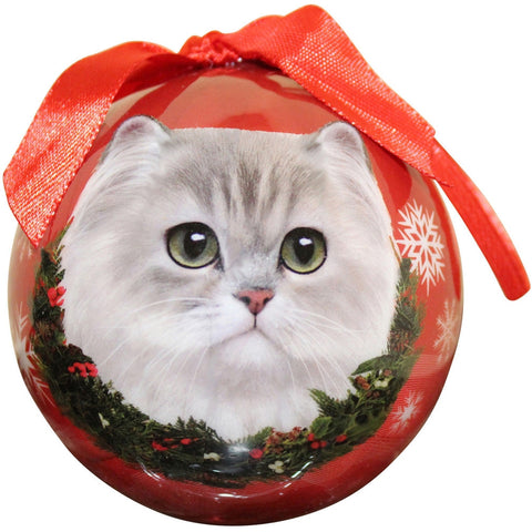 Persian Cat Christmas Ball Ornament