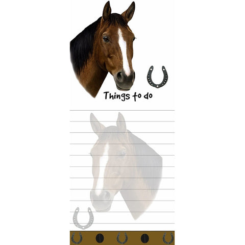 Things to Do Magnetic Horse Notepad