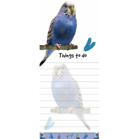 Parakeet Tall Magnetic Notepad