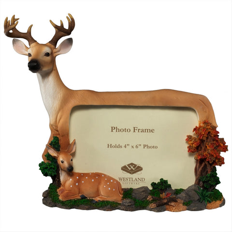 Buck And Fawn Picture Frame