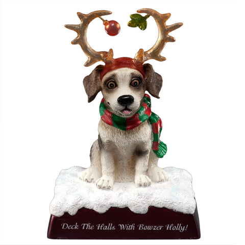 Deck The Halls With Bowzer Holly Lighted Figurine