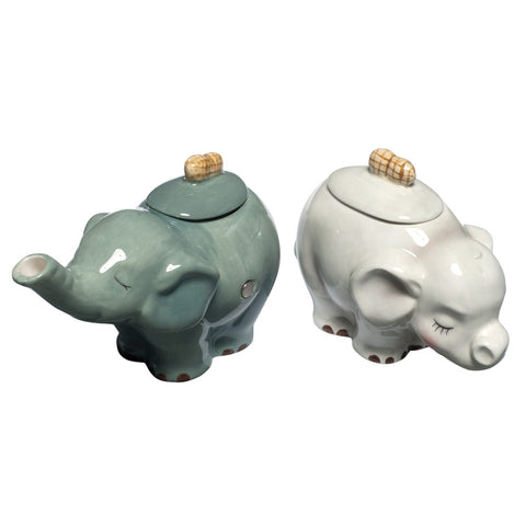 Elephants Couple Cream & Sugar Set