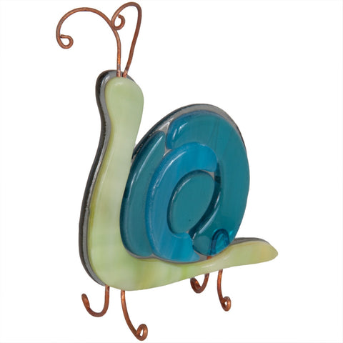 Snail Fused Glass Figurine