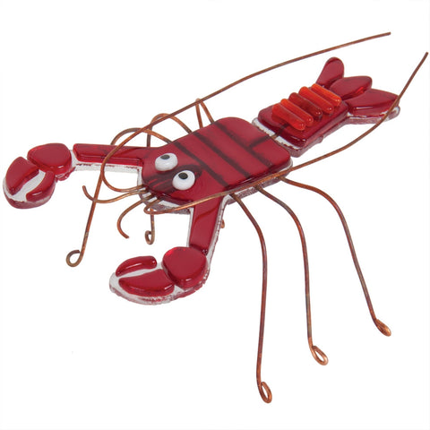Lobster Fused Glass Figurine