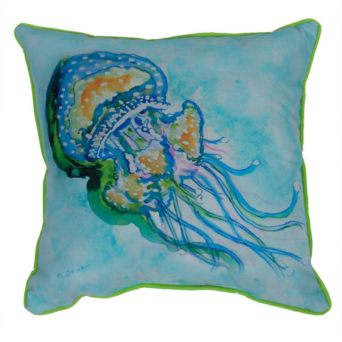 Jelly Fish Large Indoor/Outdoor Accent Pillow