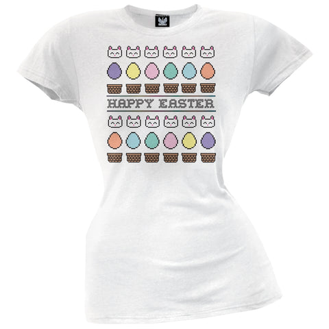 Easter Ugly Sweater Juniors T-Shirt