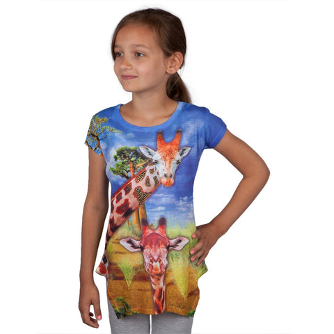 Giraffe Kids  Tunic T-Shirt