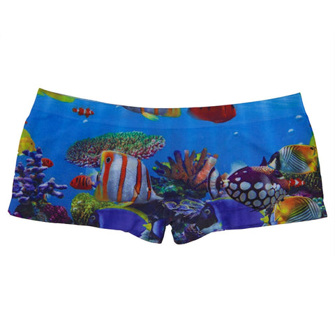 Coral Fish Collage Juniors Boy Shorts