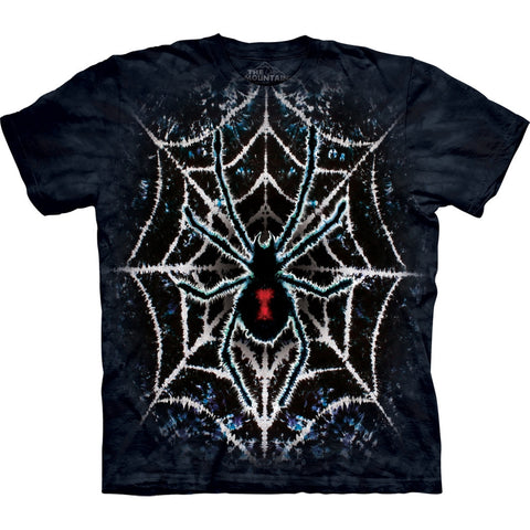 Spider Web Tie-Dye Kids T-Shirt