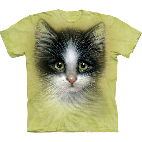 Small Green Eyed Kitten Kids T-Shirt