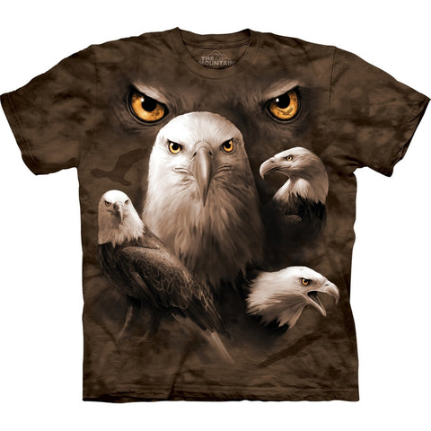 Eagle Moon Eyes Collage Kids T-Shirt