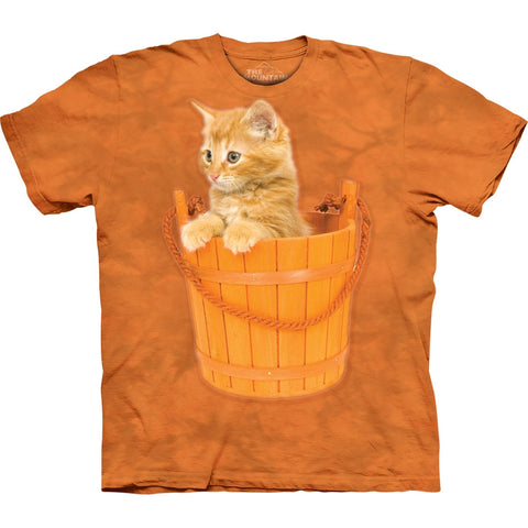 Kitten in a Bucket Kids T-Shirt