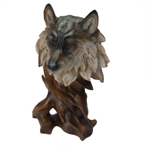 Wolf Bust Figurine