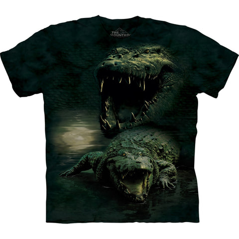 Alligator Dark Gator Collage Kids T-Shirt