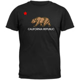California Republic Bear Black T-Shirt