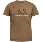 California Republic Bear Black T-Shirt