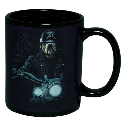 Combat Bulldog Biker Coffee Mug