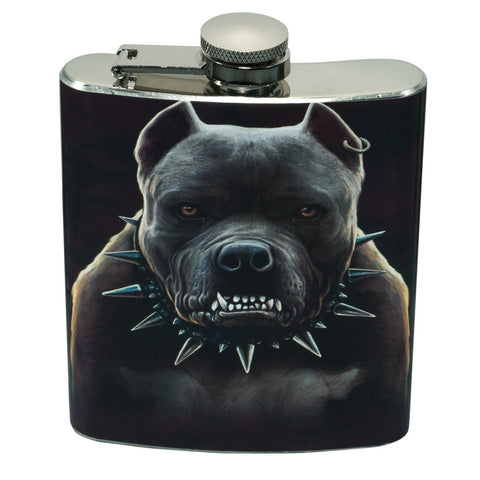 Zombie Pit Bull Flask