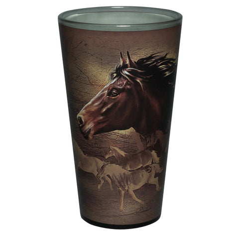 Wild Horses Pint Glass