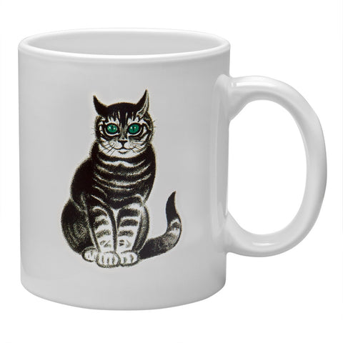 Green Eyed Cat Coffee Mug