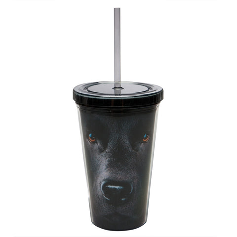 Black Labrador Face Carnival Cup