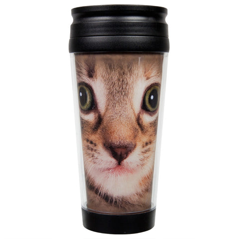 Kitten Face Travel Mug