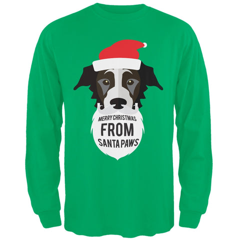 Black Dog Santa Ugly Christmas Sweater Long Sleeve T-Shirt