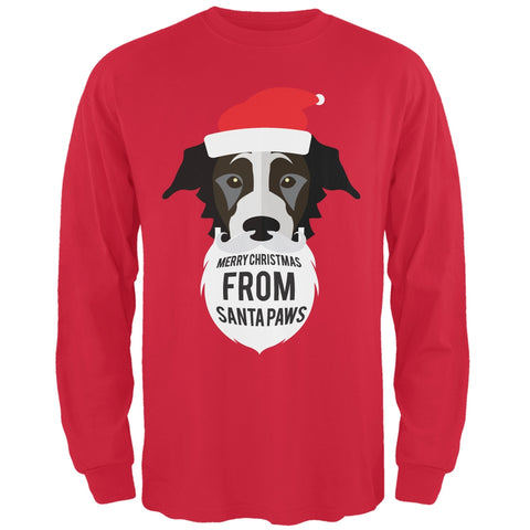 Black Dog Santa Long Sleeve T-Shirt