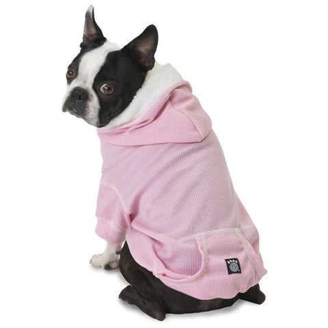 Bentley's Fur Trimmed Pink Dog Hoodie