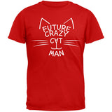 Future Crazy Cat Man Black T-Shirt