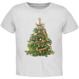 Cats In Christmas Tree Black Toddler T-Shirt