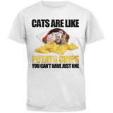 Cats Are Like Potato Chips Youth Green T-Shirt