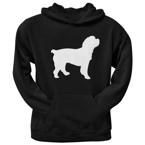 Cockapoo Silhouette Black Adult Hoodie