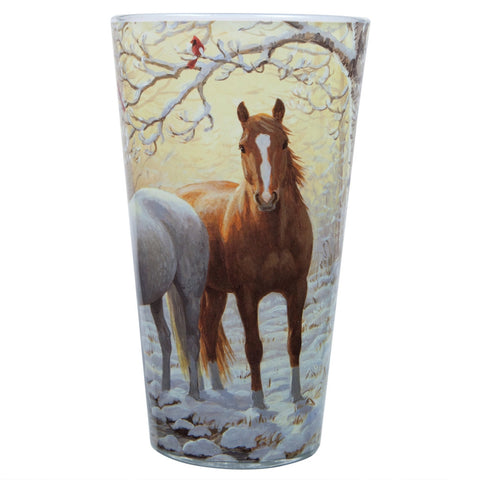 Persis Clayton Weirs - Winter Horse Pint Glass