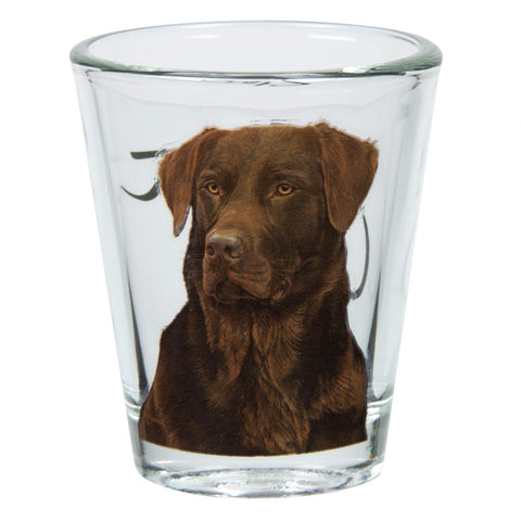 Labrador Retriever Portrait Shot Glass