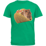Taco Norfolk Terrier Green Youth T-Shirt