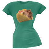 Taco Norfolk Terrier Green Juniors T-Shirt