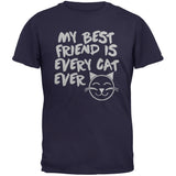 My Best Friend Is Every Cat Ever Black Youth T-Shirt