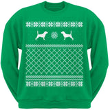 Beagle Black Adult Ugly Christmas Sweater Crew Neck Sweatshirt