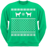 Siberian Husky Red Adult Ugly Christmas Sweater Crew Neck Sweatshirt