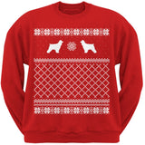 Cocker Spaniel Black Adult Ugly Christmas Sweater Crew Neck Sweatshirt