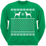 Foxhound Black Adult Ugly Christmas Sweater Crew Neck Sweatshirt