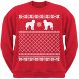 Goldendoodle Black Adult Ugly Christmas Sweater Crew Neck Sweatshirt