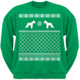 Schnauzer Black Adult Ugly Christmas Sweater Crew Neck Sweatshirt