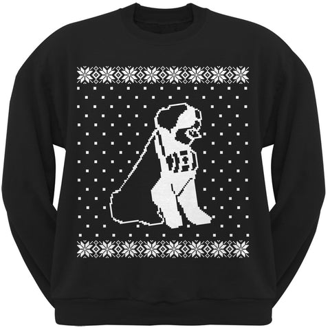 Big Saint Bernard Ugly Christmas Sweater Black Crew Neck Sweatshirt