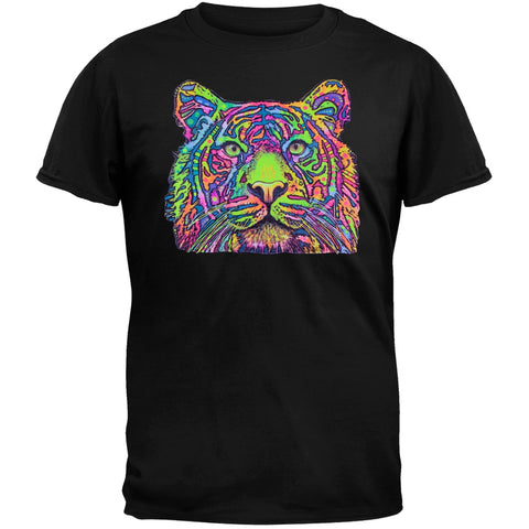 Tiger Neon Black Light Adult T-Shirt