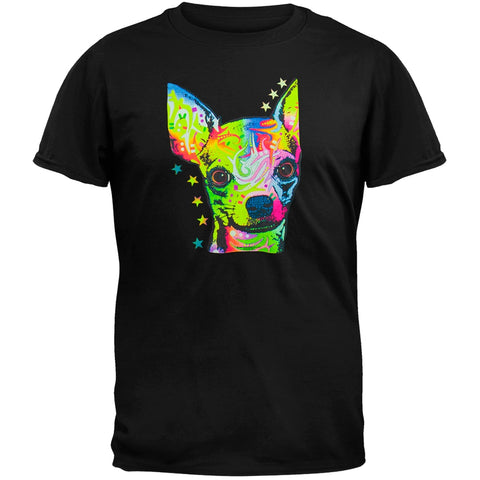 Chihuahua Neon Black Light Adult T-Shirt