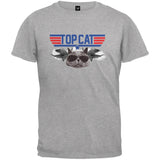 Top Cat Black Adult  T-Shirt
